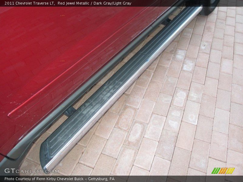 Red Jewel Metallic / Dark Gray/Light Gray 2011 Chevrolet Traverse LT