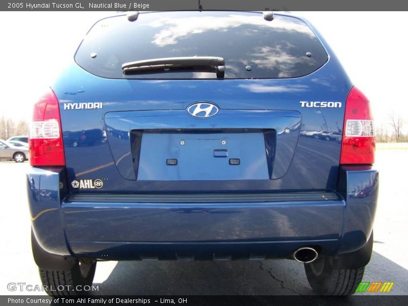 Nautical Blue / Beige 2005 Hyundai Tucson GL
