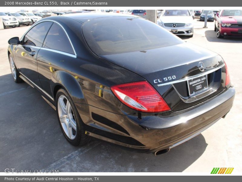 Black / Cashmere/Savanna 2008 Mercedes-Benz CL 550