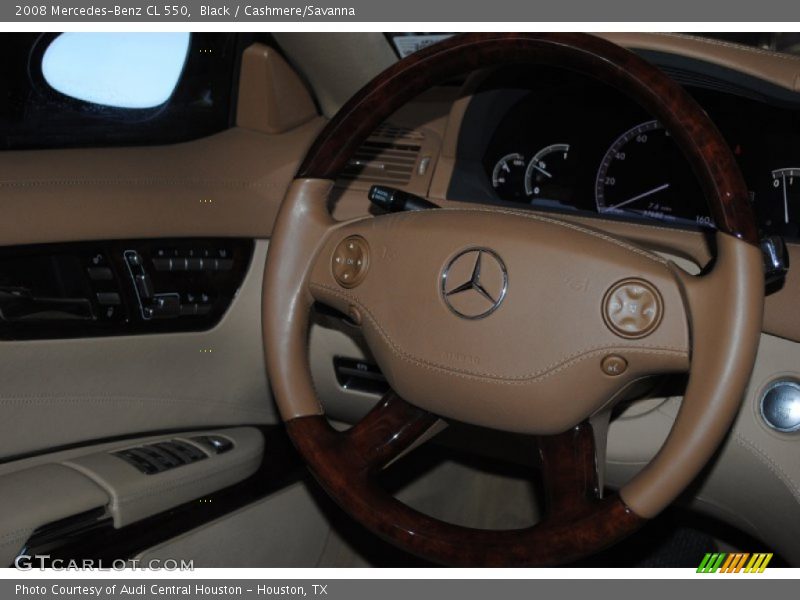 Black / Cashmere/Savanna 2008 Mercedes-Benz CL 550