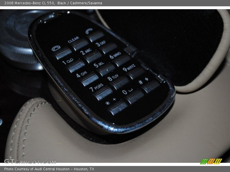 Black / Cashmere/Savanna 2008 Mercedes-Benz CL 550
