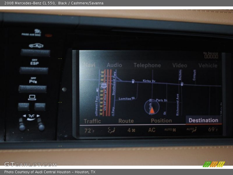 Black / Cashmere/Savanna 2008 Mercedes-Benz CL 550