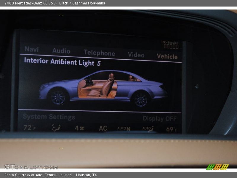 Black / Cashmere/Savanna 2008 Mercedes-Benz CL 550