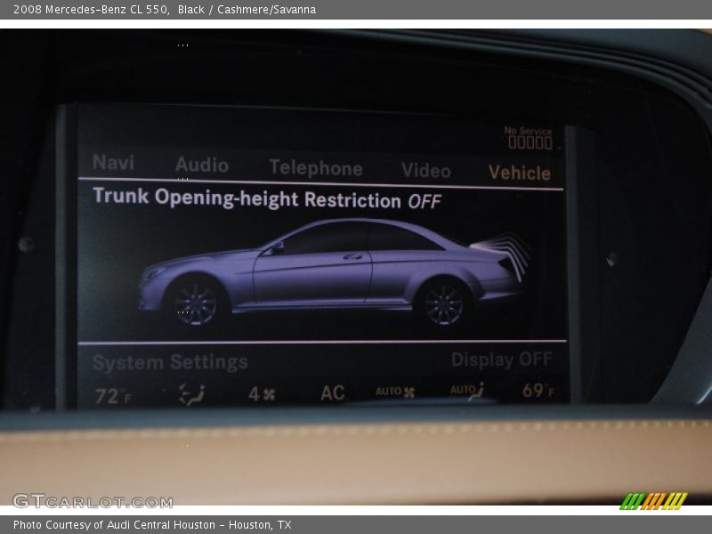 Black / Cashmere/Savanna 2008 Mercedes-Benz CL 550
