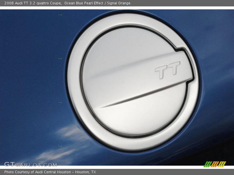 Ocean Blue Pearl Effect / Signal Orange 2008 Audi TT 3.2 quattro Coupe