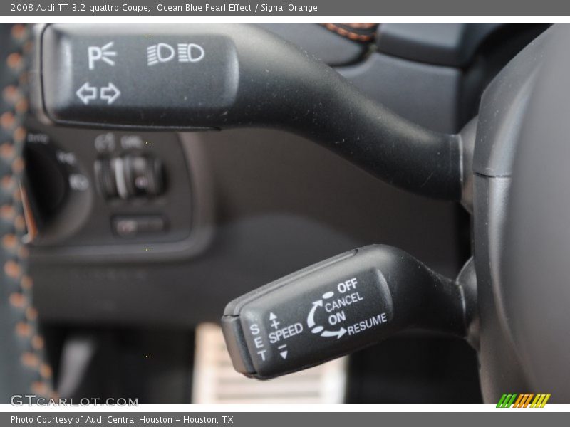 Ocean Blue Pearl Effect / Signal Orange 2008 Audi TT 3.2 quattro Coupe