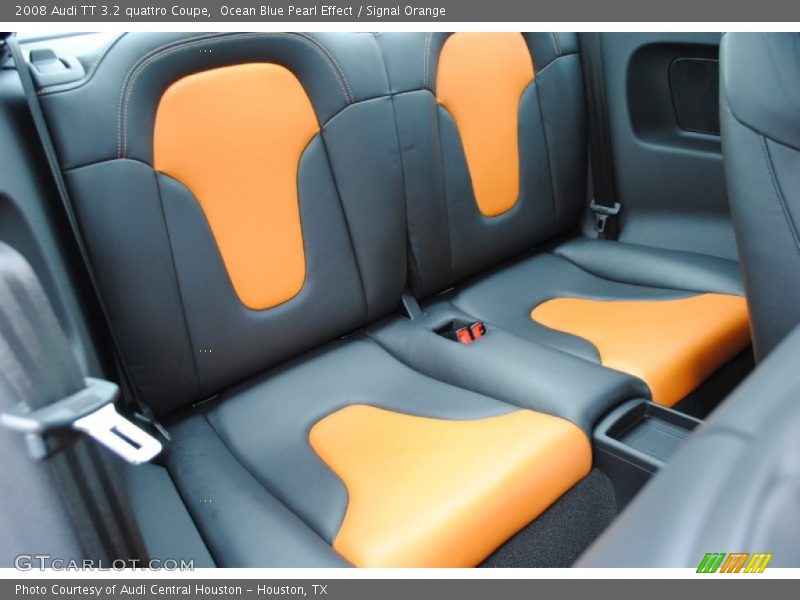 Rear Seat of 2008 TT 3.2 quattro Coupe