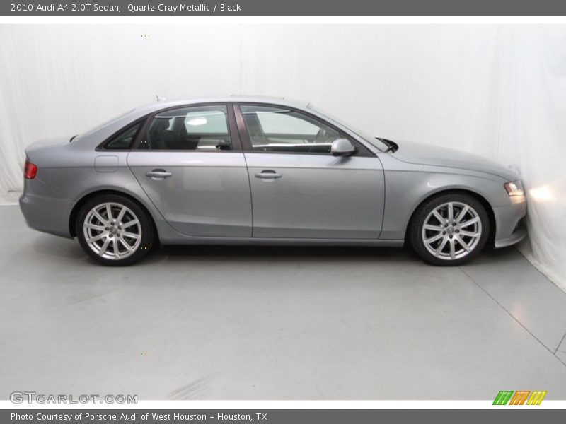 Quartz Gray Metallic / Black 2010 Audi A4 2.0T Sedan