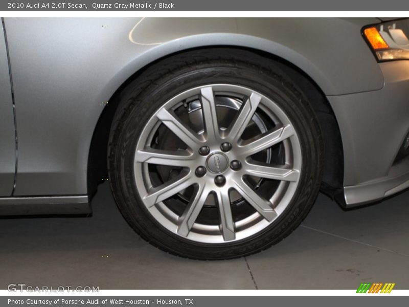 Quartz Gray Metallic / Black 2010 Audi A4 2.0T Sedan