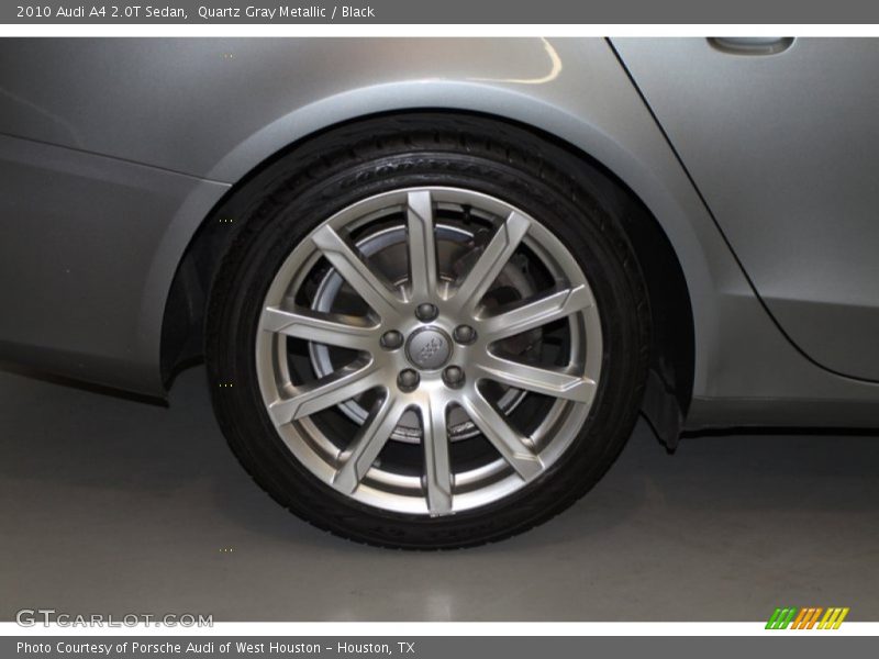 Quartz Gray Metallic / Black 2010 Audi A4 2.0T Sedan