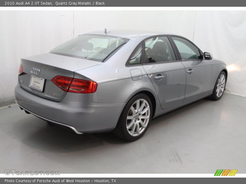 Quartz Gray Metallic / Black 2010 Audi A4 2.0T Sedan