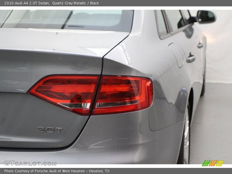 Quartz Gray Metallic / Black 2010 Audi A4 2.0T Sedan