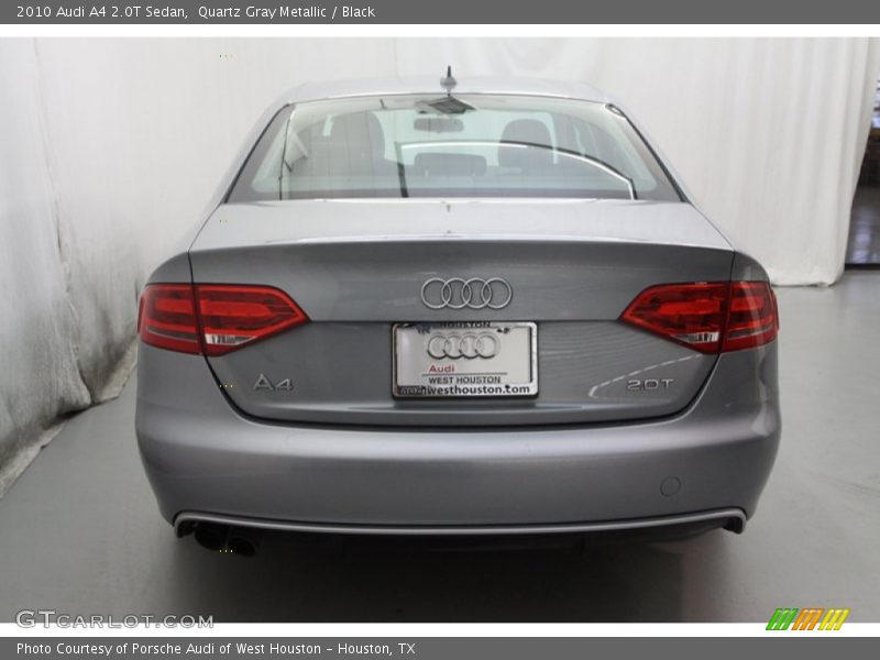 Quartz Gray Metallic / Black 2010 Audi A4 2.0T Sedan