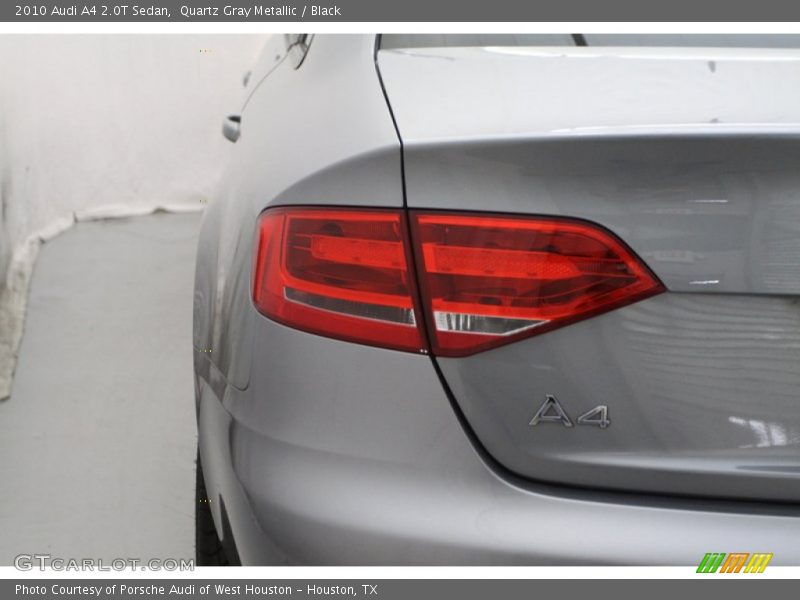 Quartz Gray Metallic / Black 2010 Audi A4 2.0T Sedan
