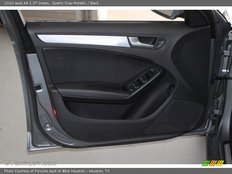 Quartz Gray Metallic / Black 2010 Audi A4 2.0T Sedan