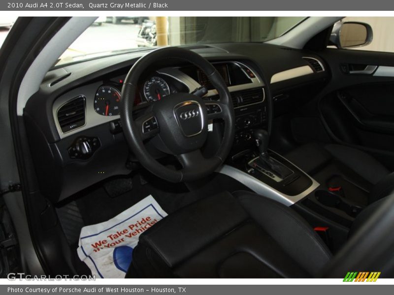 Quartz Gray Metallic / Black 2010 Audi A4 2.0T Sedan