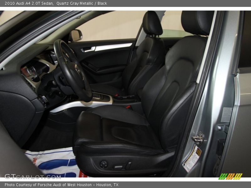 Quartz Gray Metallic / Black 2010 Audi A4 2.0T Sedan
