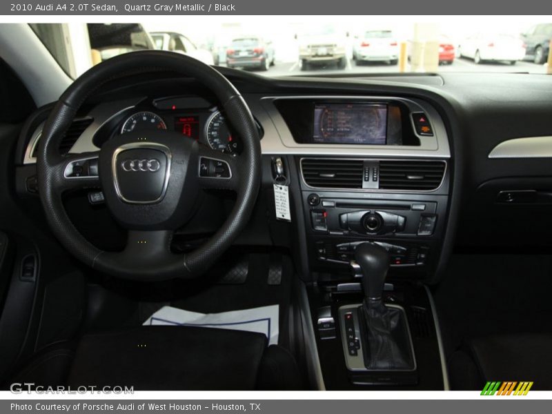 Quartz Gray Metallic / Black 2010 Audi A4 2.0T Sedan