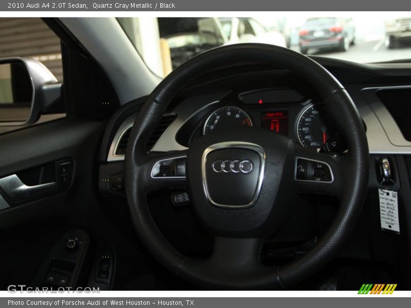Quartz Gray Metallic / Black 2010 Audi A4 2.0T Sedan