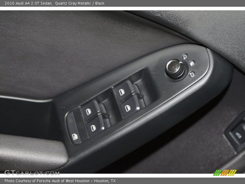 Quartz Gray Metallic / Black 2010 Audi A4 2.0T Sedan