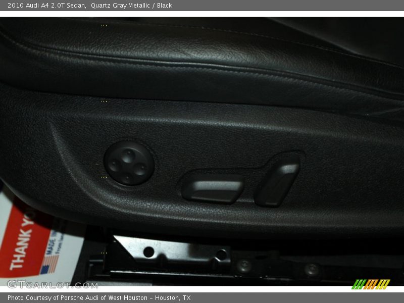 Quartz Gray Metallic / Black 2010 Audi A4 2.0T Sedan