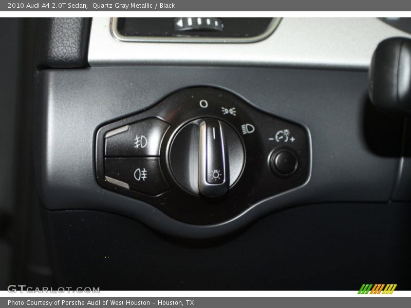 Quartz Gray Metallic / Black 2010 Audi A4 2.0T Sedan