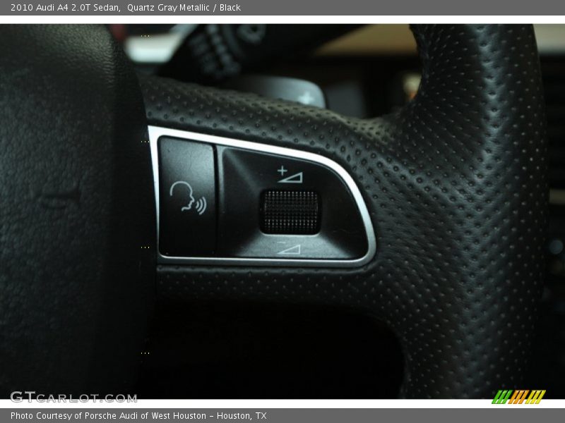 Quartz Gray Metallic / Black 2010 Audi A4 2.0T Sedan