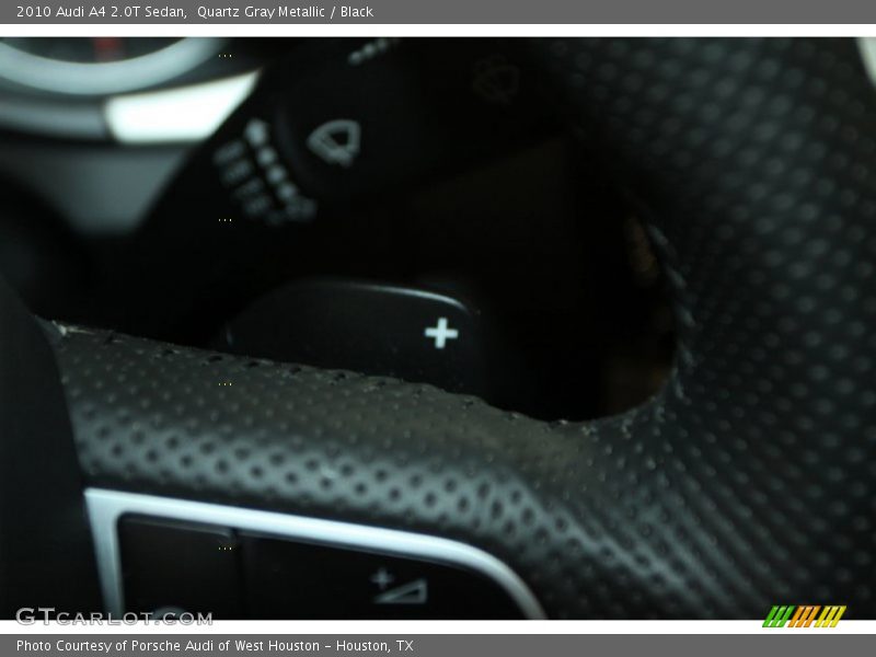 Quartz Gray Metallic / Black 2010 Audi A4 2.0T Sedan