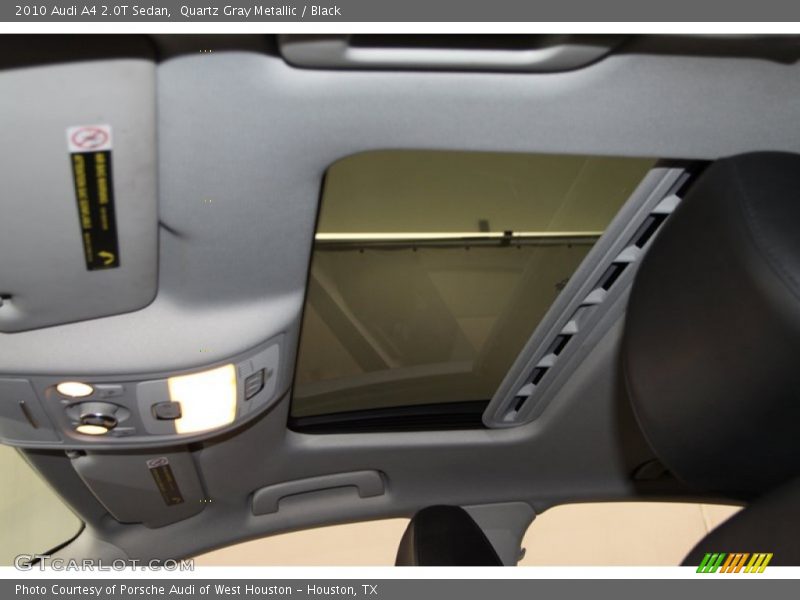 Quartz Gray Metallic / Black 2010 Audi A4 2.0T Sedan