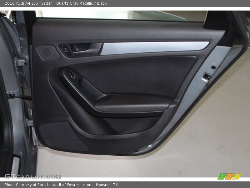 Quartz Gray Metallic / Black 2010 Audi A4 2.0T Sedan