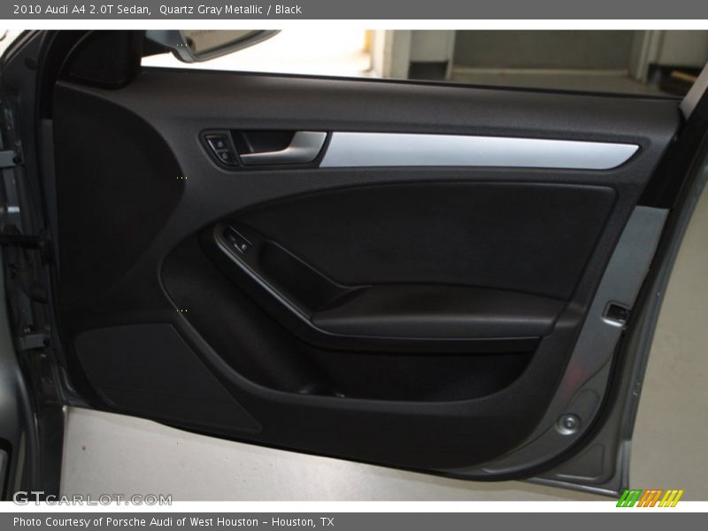 Quartz Gray Metallic / Black 2010 Audi A4 2.0T Sedan