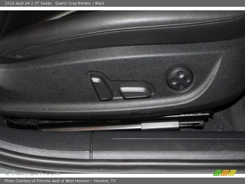 Quartz Gray Metallic / Black 2010 Audi A4 2.0T Sedan