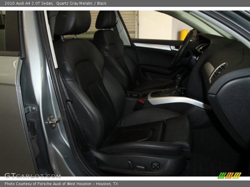 Quartz Gray Metallic / Black 2010 Audi A4 2.0T Sedan