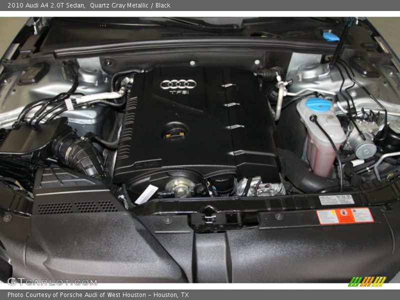 Quartz Gray Metallic / Black 2010 Audi A4 2.0T Sedan