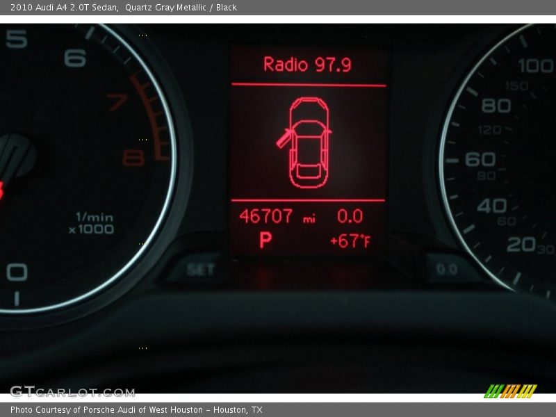Quartz Gray Metallic / Black 2010 Audi A4 2.0T Sedan