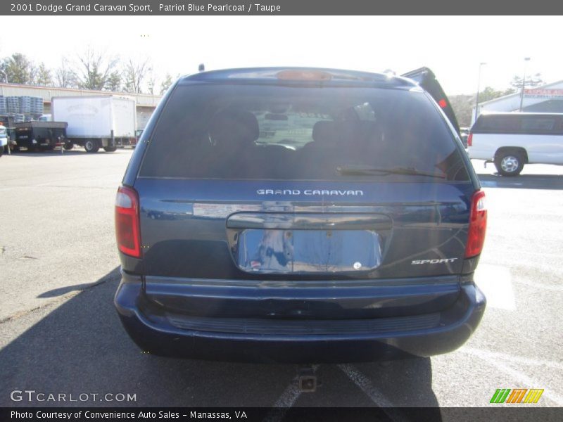 Patriot Blue Pearlcoat / Taupe 2001 Dodge Grand Caravan Sport