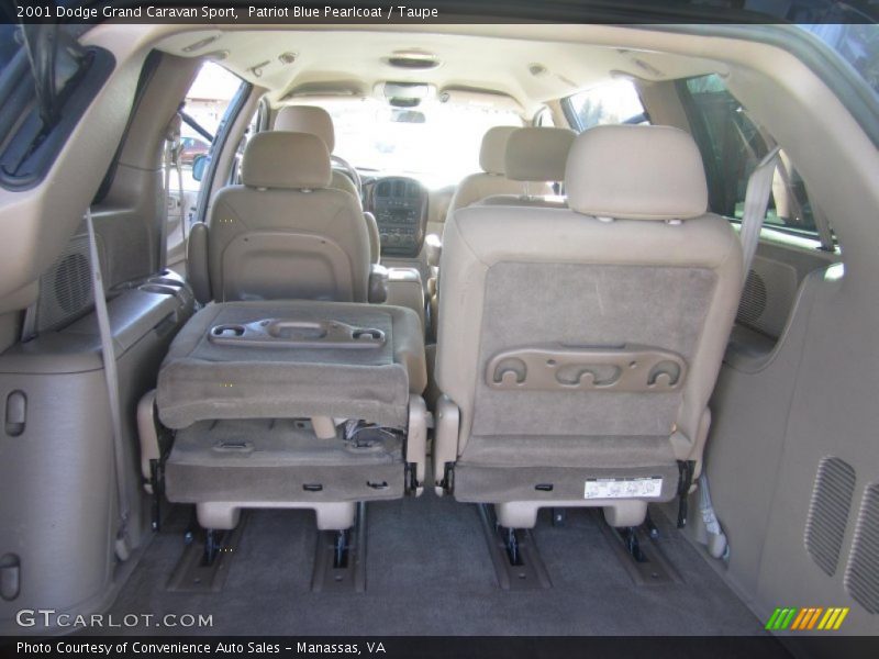 Patriot Blue Pearlcoat / Taupe 2001 Dodge Grand Caravan Sport