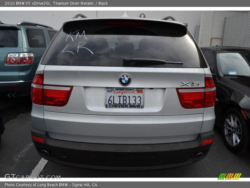 Titanium Silver Metallic / Black 2010 BMW X5 xDrive30i