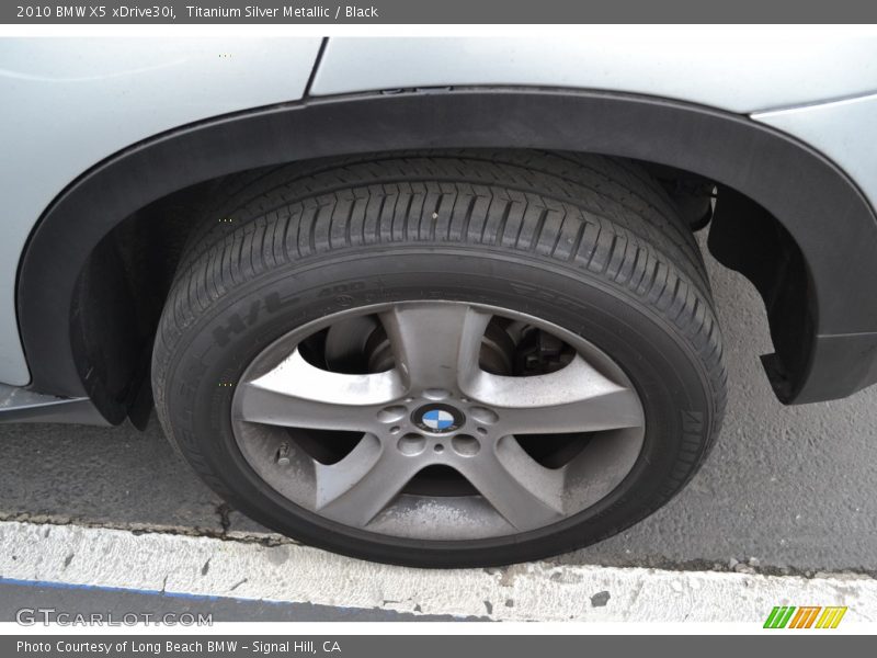 Titanium Silver Metallic / Black 2010 BMW X5 xDrive30i