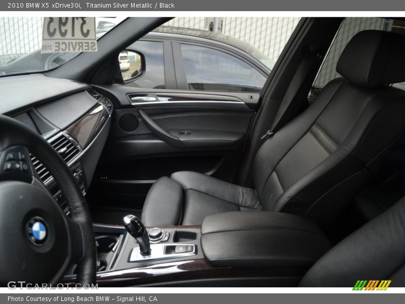 Titanium Silver Metallic / Black 2010 BMW X5 xDrive30i