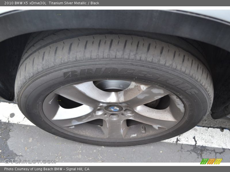 Titanium Silver Metallic / Black 2010 BMW X5 xDrive30i