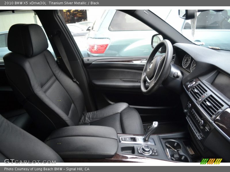 Titanium Silver Metallic / Black 2010 BMW X5 xDrive30i