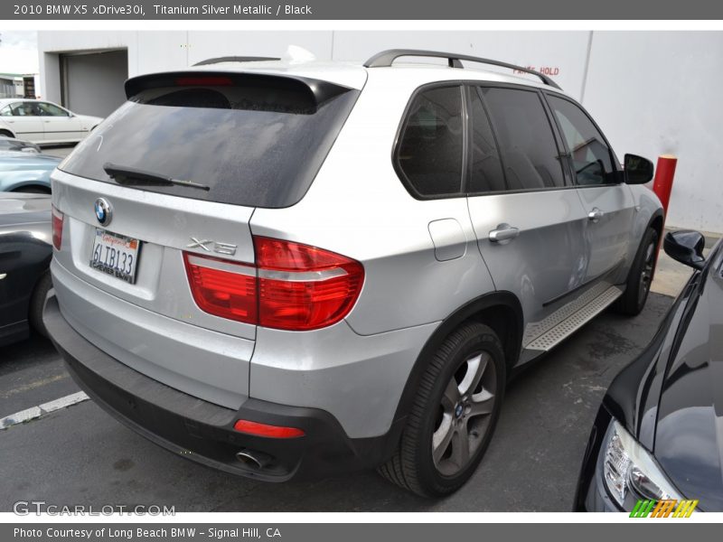 Titanium Silver Metallic / Black 2010 BMW X5 xDrive30i