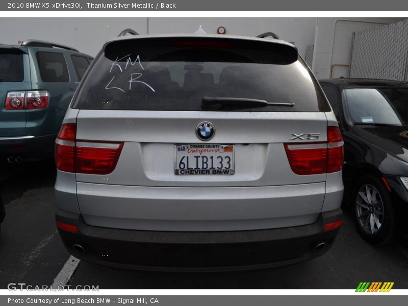 Titanium Silver Metallic / Black 2010 BMW X5 xDrive30i