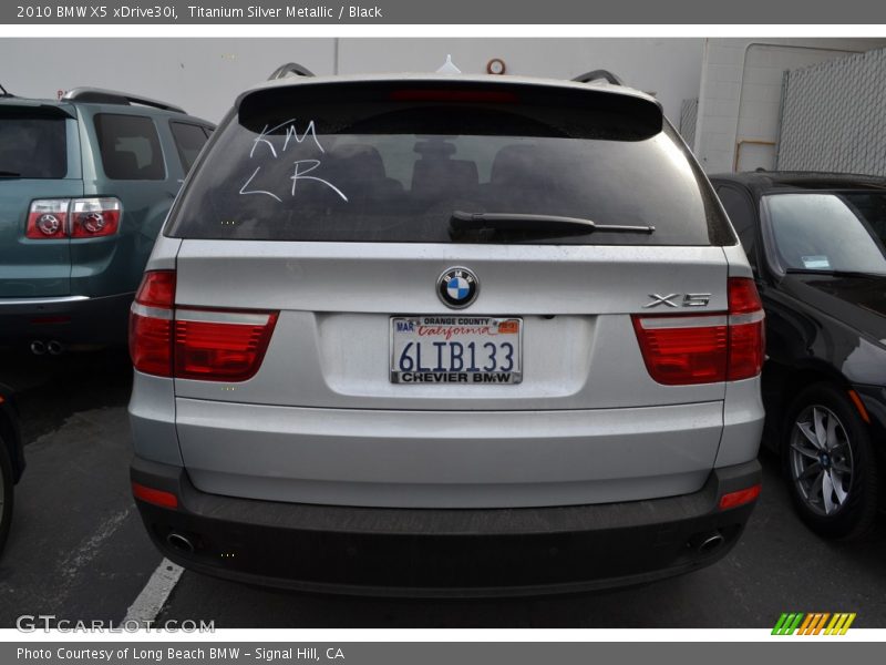 Titanium Silver Metallic / Black 2010 BMW X5 xDrive30i