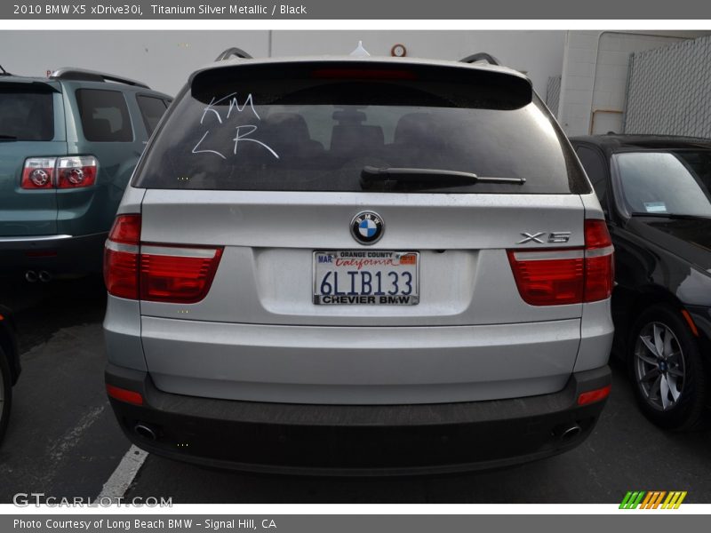 Titanium Silver Metallic / Black 2010 BMW X5 xDrive30i