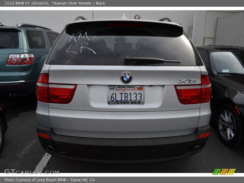Titanium Silver Metallic / Black 2010 BMW X5 xDrive30i