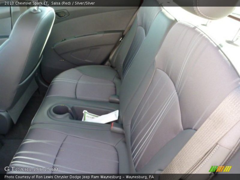 Salsa (Red) / Silver/Silver 2013 Chevrolet Spark LT