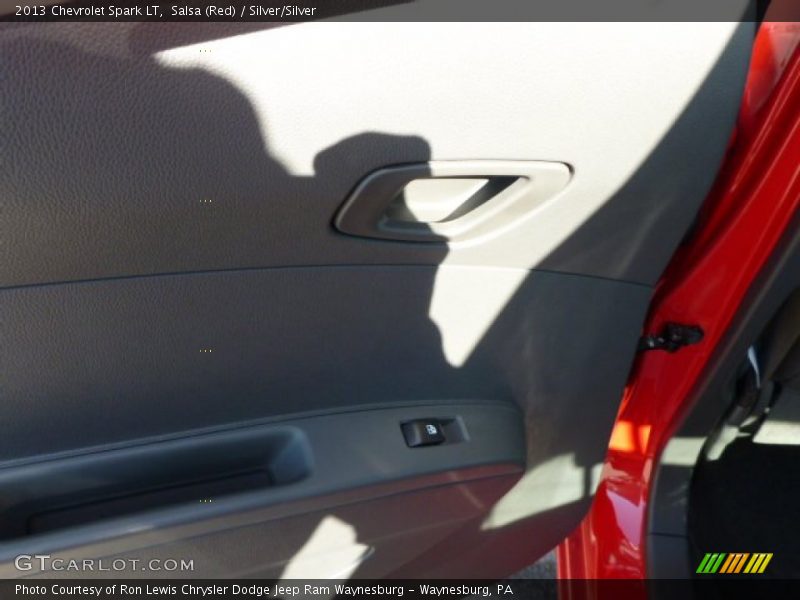 Salsa (Red) / Silver/Silver 2013 Chevrolet Spark LT