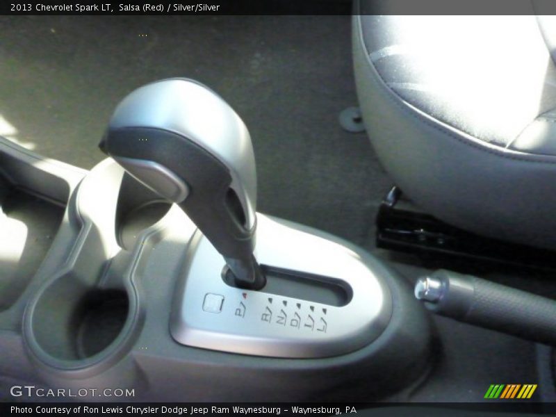 Salsa (Red) / Silver/Silver 2013 Chevrolet Spark LT
